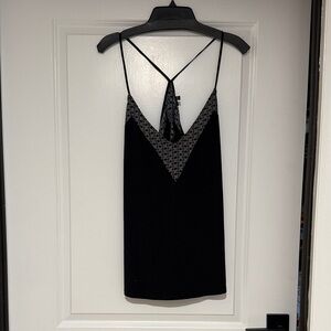 Express Black and White Tank Top